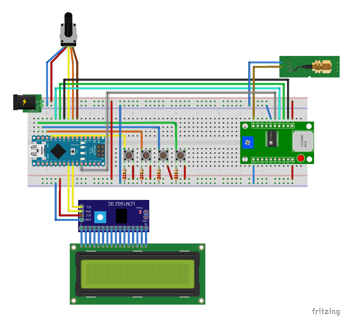 DDS z Arduino NANO oraz AD9850 – SQ9TLA